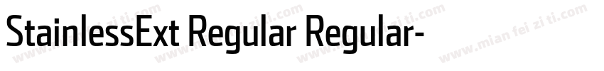StainlessExt Regular Regular字体转换